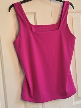 Nine West Bright Fuchsia Square Neck Tank